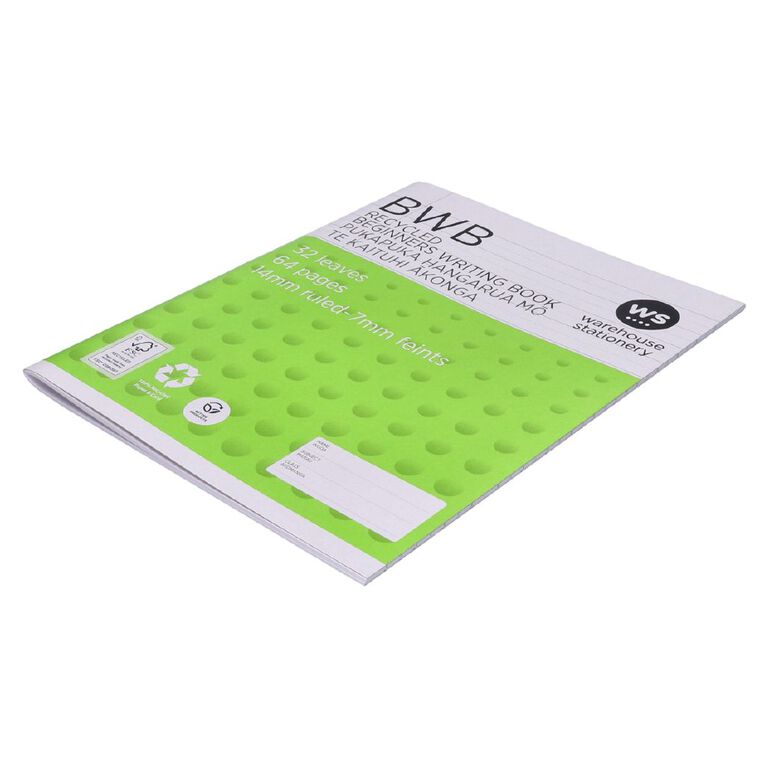 WS BWB Beginners Writing Book Green Mid, , hi-res