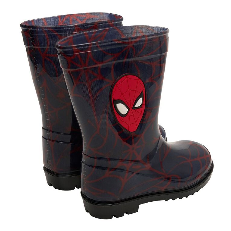 Spider-Man Junior Kids' PVC Gumboots, Blue, hi-res
