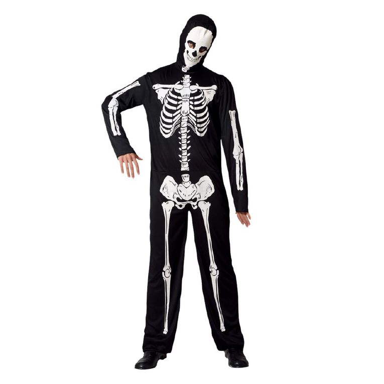 Scarehouse Glow-In-The-Dark Skeleton Costume Mens L-XL, , hi-res