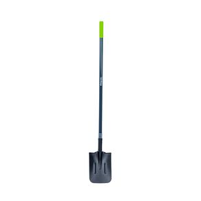 Kiwi Garden Fibreglass Handle Post Hole Long Shovel 145x19x10cm