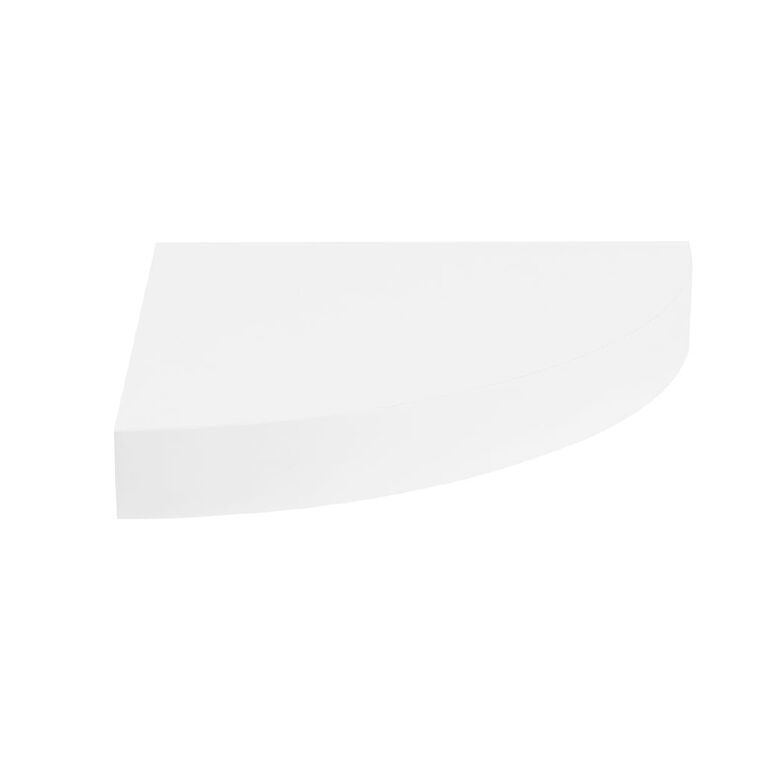 Living & Co Corner Wall Shelf White, , hi-res