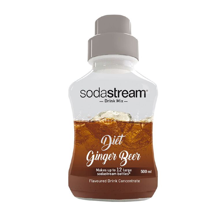 Sodastream Sugar Free Ginger Beer Syrup 500ml The Warehouse