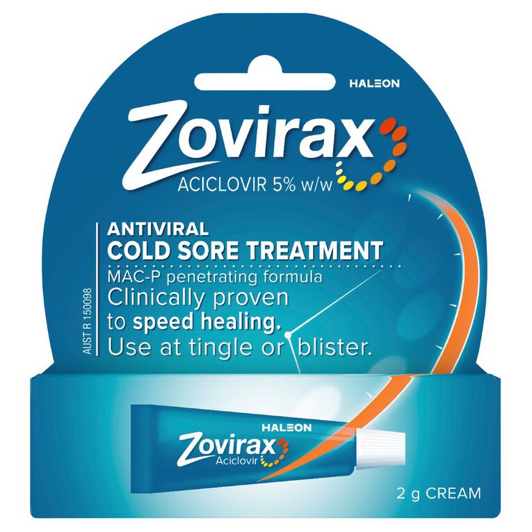 Zovirax Cold Sore Treatment Cream Tube, , hi-res