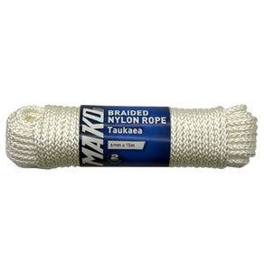 Mako Home Braided Nylon Rope 6mm x 15m