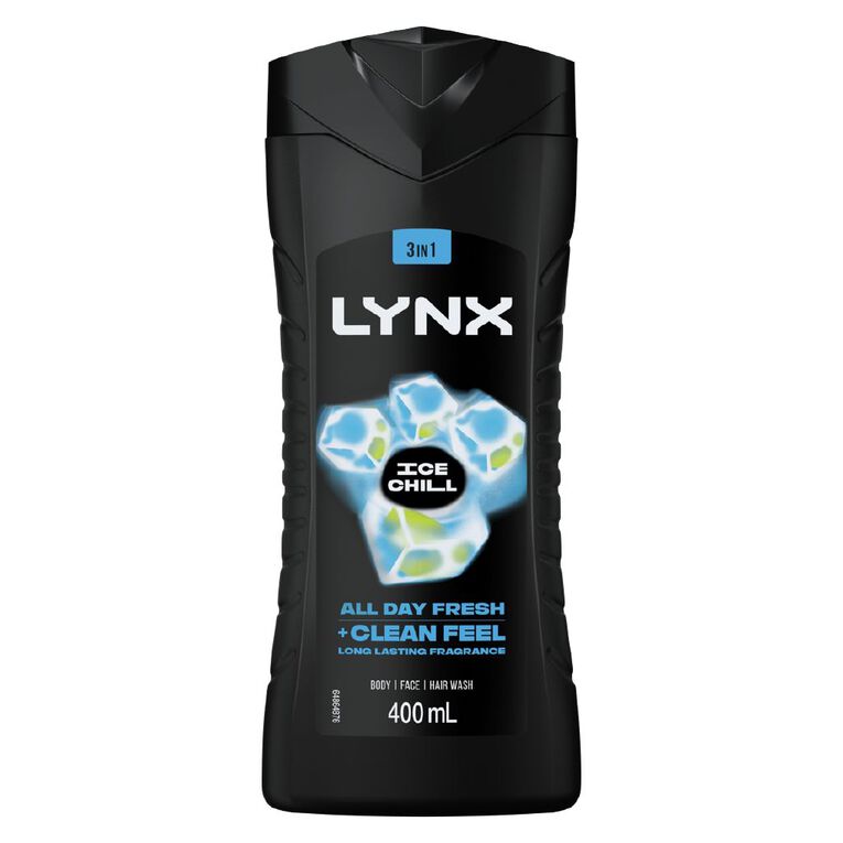 Lynx Ice Chill Wash 400ml, , hi-res