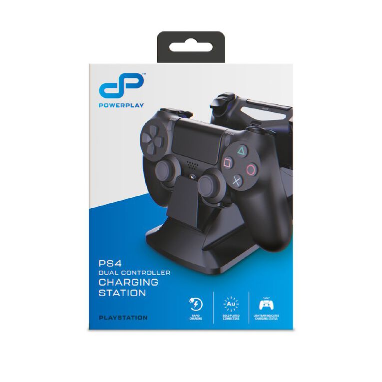 PowerPlay PS4 Dual Charging Station Black Black, , hi-res