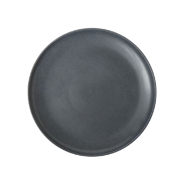 Living & Co Matte Glazed Dinner Plate Charcoal/Grey, , hi-res