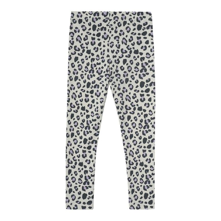 Young Original All Over Print Leggings, White, hi-res