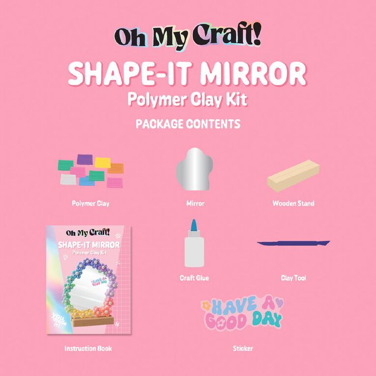 OMC OMC! DIY Mirror Polymer Clay Kit, , hi-res