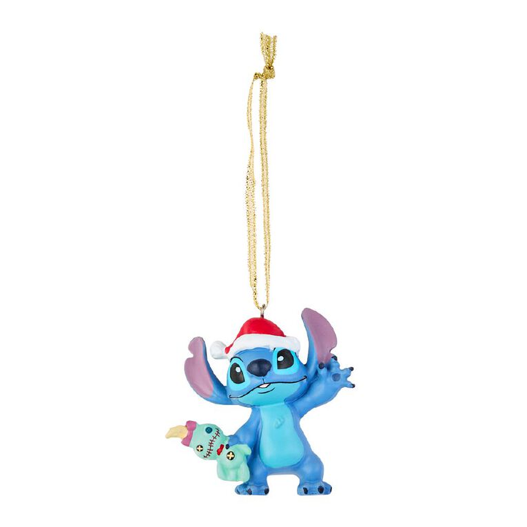 Stitch 3D Christmas Tree Decoration Blue, , hi-res