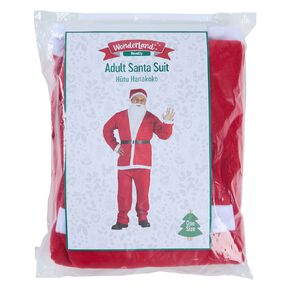 Wonderland Novelty Santa Suit Adult One Size