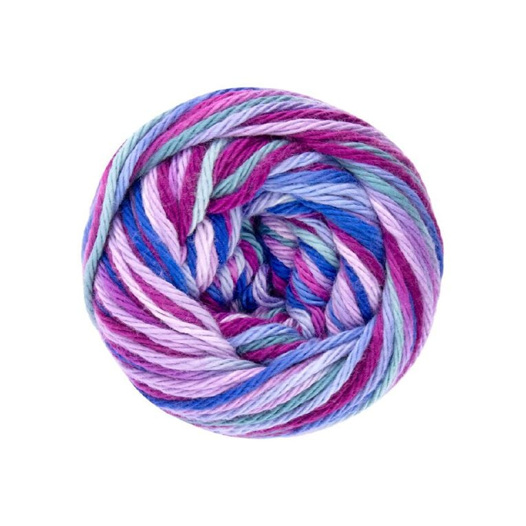 Birch Cotton Print 4Ply Worsted 100% Cotton 65G Primary Burst, , hi-res