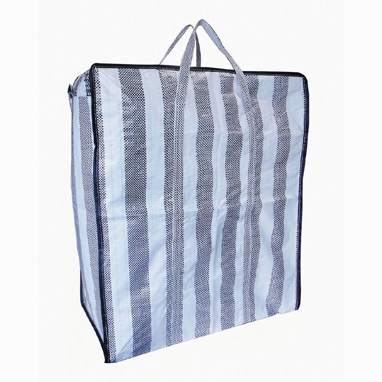 Living & Co PE Storage Bag Black/White XL, Black/White, hi-res