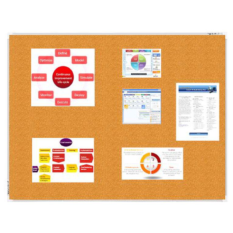 Boyd Visuals Corkboard 1200 x 900mm, , hi-res