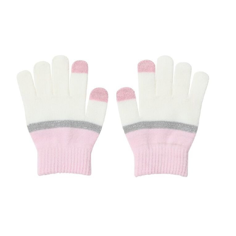 Young Original Kids' 3 Pack Gloves, Pink Light, hi-res