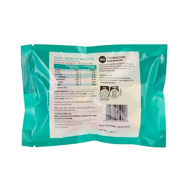 Nice Chocolate Baubles 130g, , hi-res