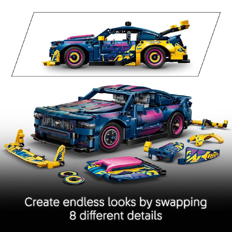 LEGO Technic Custom Garage Ford Mustang GT Car 42236, , hi-res