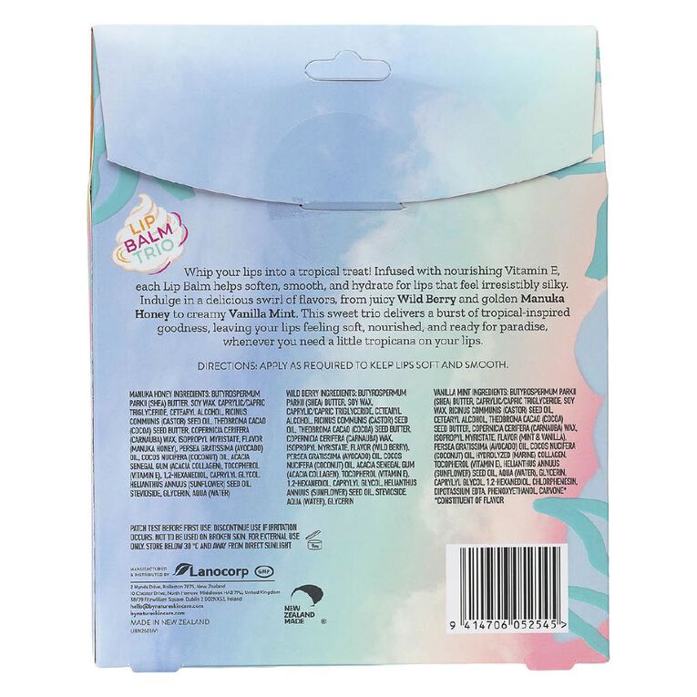 By Nature Tropical Whip Lip Balm Trio, , hi-res