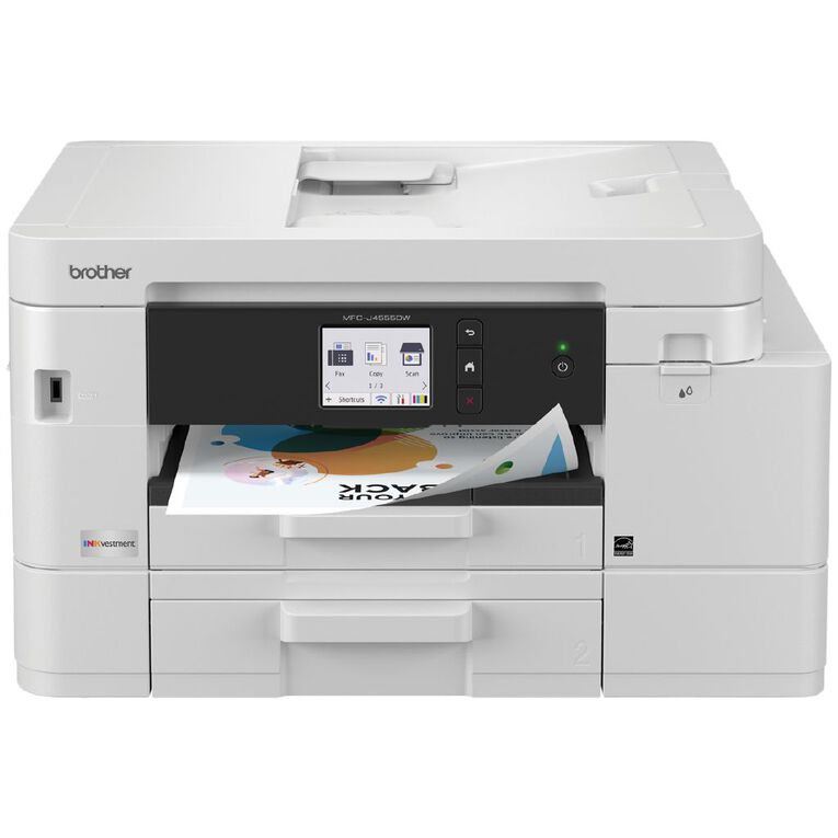 Brother Inkvestment MFC-J4555DW Colour Multi-Function A4 Inkjet Printer, , hi-res