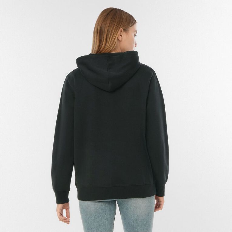 H&H Women's Zip-Thru Hoodie Sweat, Black, hi-res