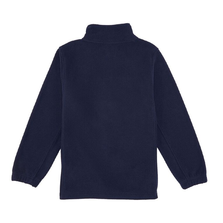 Schooltex Leithfield School Polar Fleece Top with Embroidery, Navy, hi-res