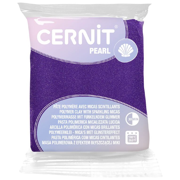 Cernit Polymer Clay Pearl 56g Violet, , hi-res