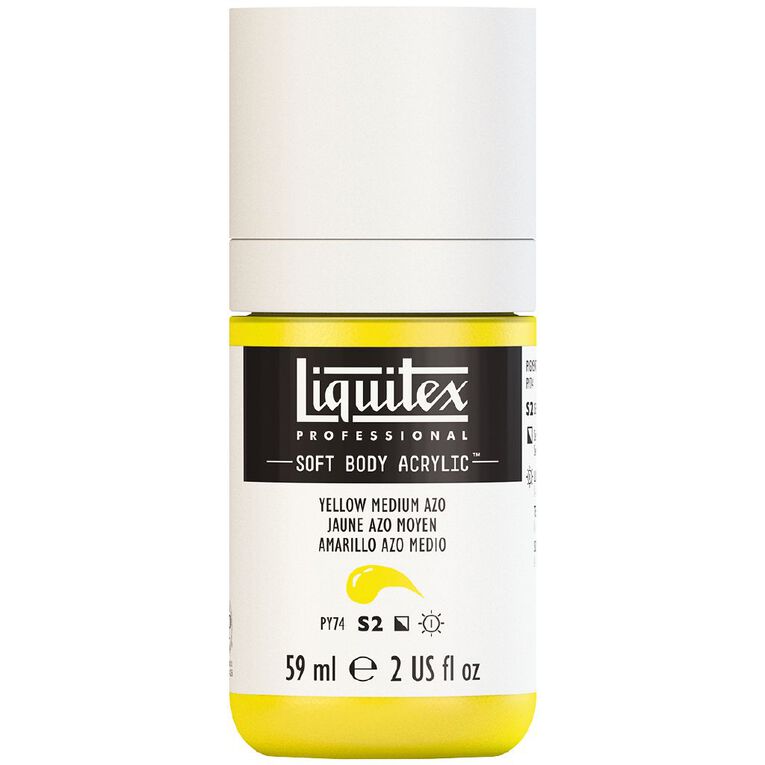Liquitex Soft Body Acrylic 59ml Yellow Medium Azo S2, , hi-res