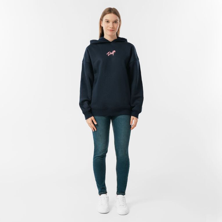 H&H Women's Fresh Fleece Long Sleeve Hoodie, Navy, hi-res