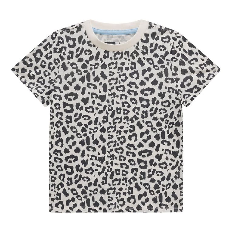 Young Original Short Sleeve All Over Print Tee, Cream, hi-res