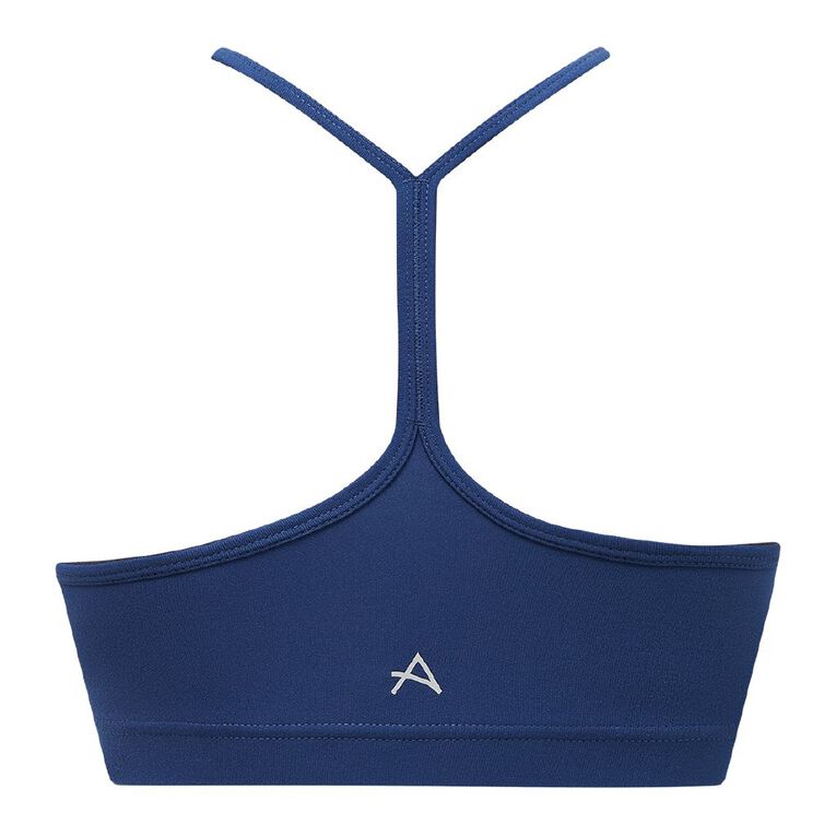 Active Intent Women's Thin Strap Crop Top, Blue Dark, hi-res