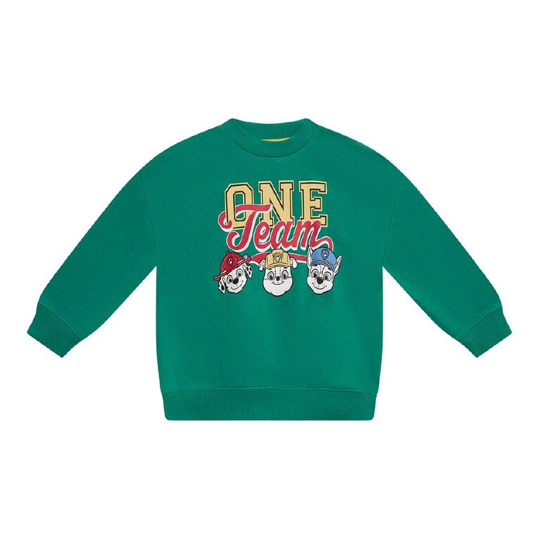 Paw Patrol Toddler Sweatshirt, Green Mid, hi-res