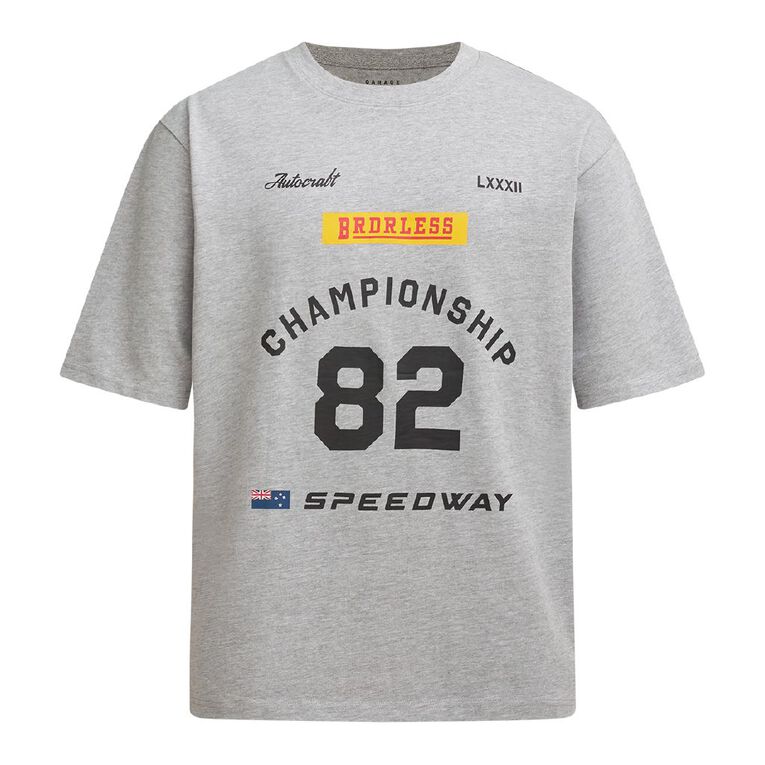 Garage Men's Heavyweight Boxy Tee Graphic, , hi-res