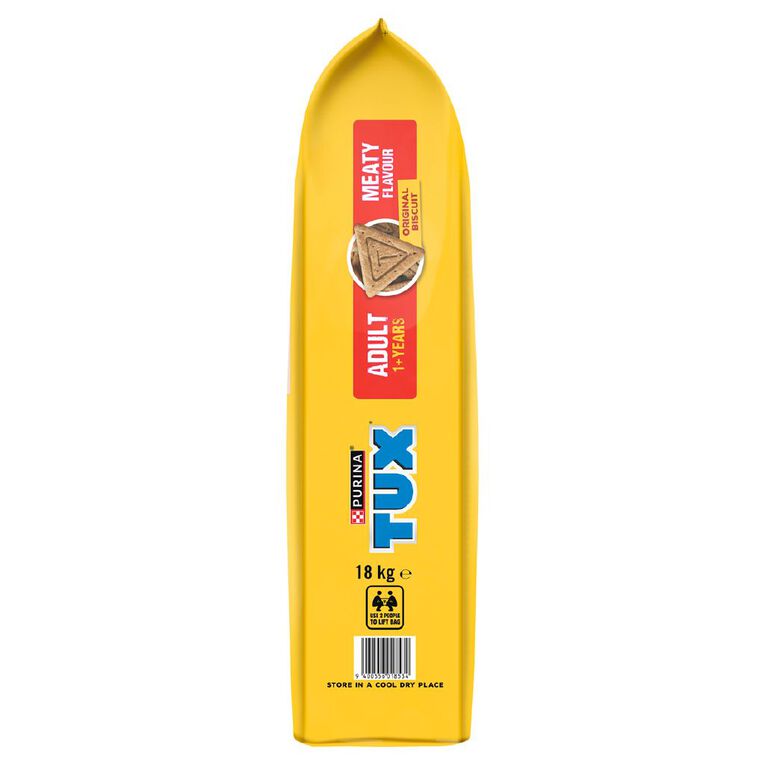 TUX Adult Original Biscuit Meaty Dry Dog Food 18kg, , hi-res