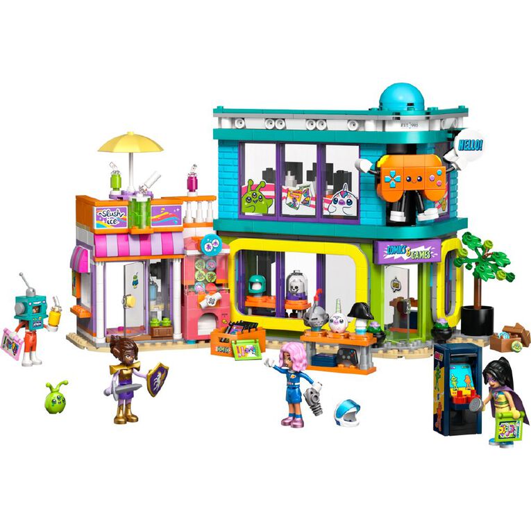 LEGO Friends Comic Book and Game Store 42674, , hi-res