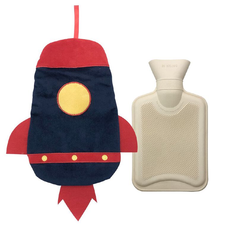 Living & Co Kids Hot Water Bottle Rocket, , hi-res
