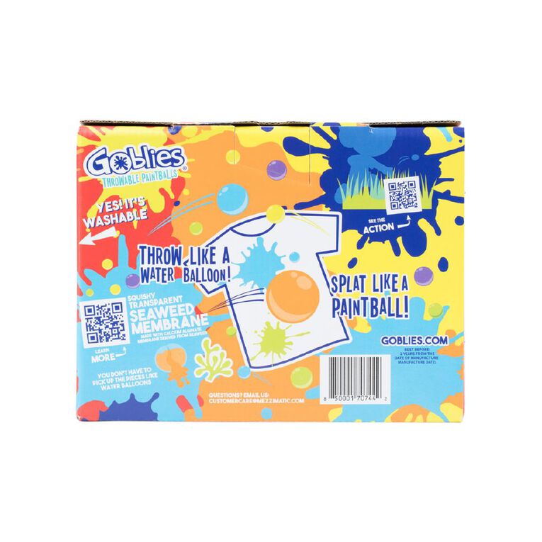 Goblies Throwable Paintballs Rainbow Pack Red/Orange/Yellow 120 Pack, , hi-res
