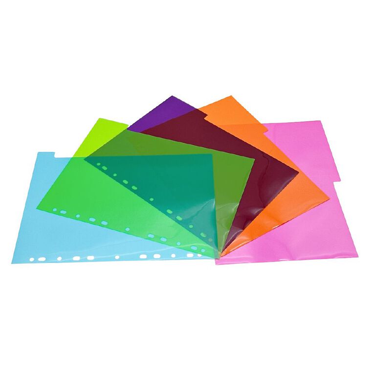 WS 10 Tab Dividers Plastic Multi-Coloured, , hi-res