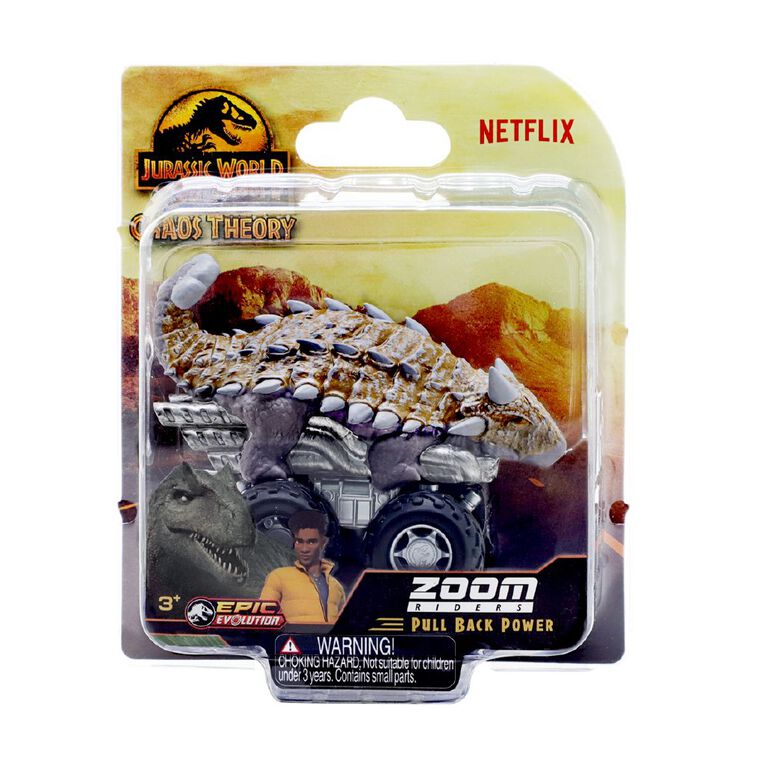 Jurassic Zoom Riders Chaos Theory Assorted, , hi-res