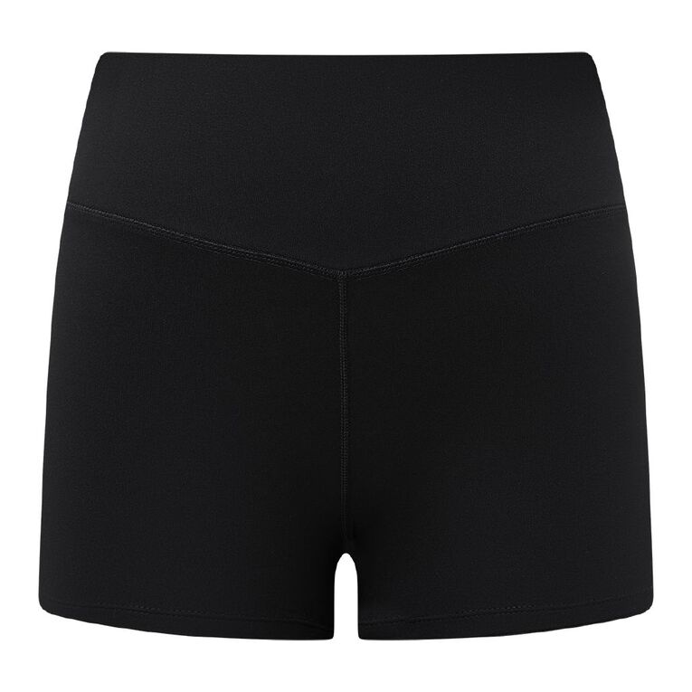 Active Intent Women's Super Soft Bike Shorts, Black, hi-res