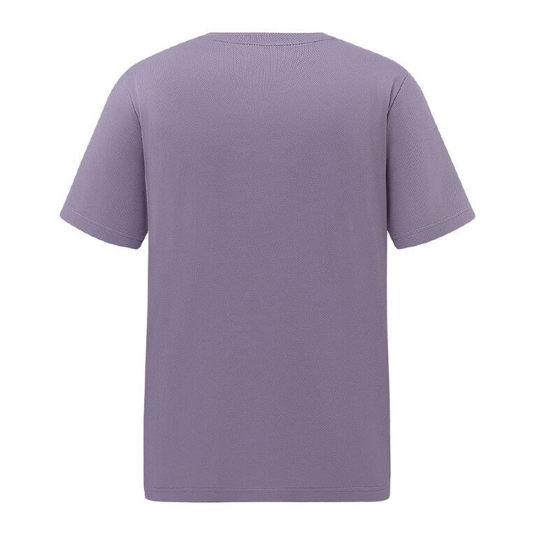 Active Intent Men's Cooldry Tee, Purple Mid, hi-res