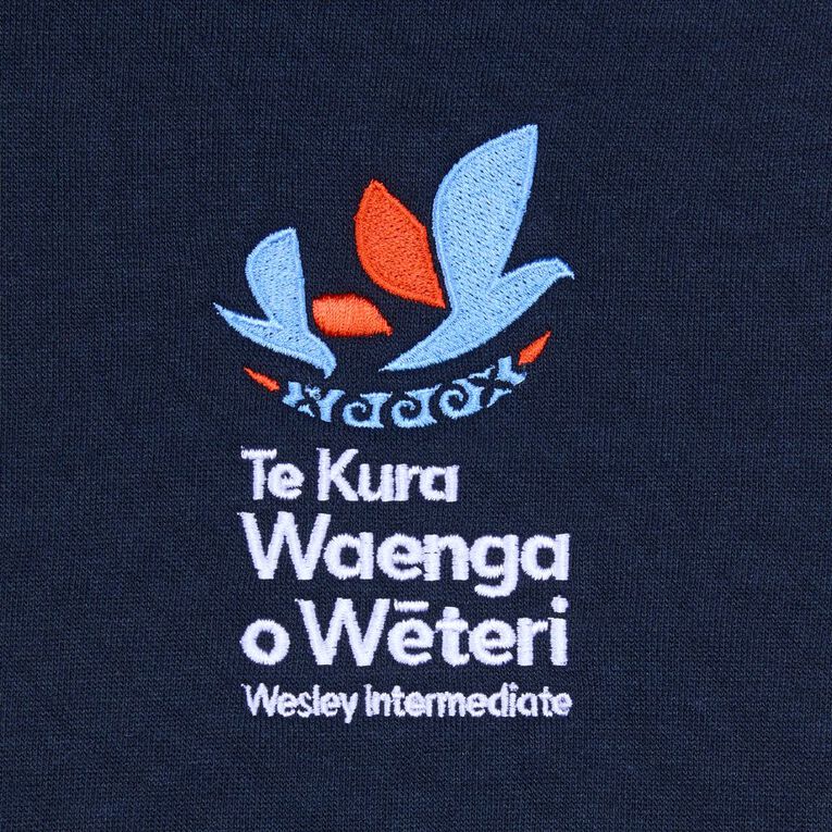 Schooltex Wesley Intermediate Hoodie with Embroidery, Navy, hi-res