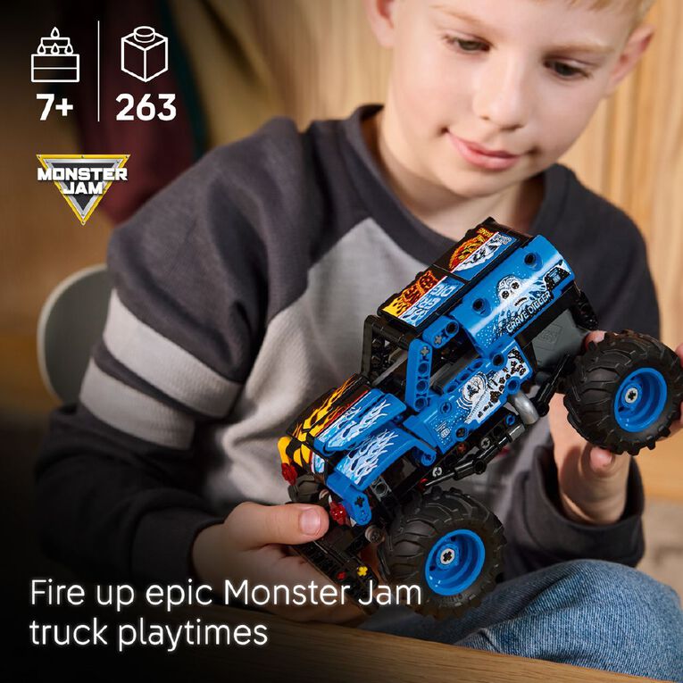 LEGO Technic Monster Jam Grave Digger Fire and Ice 42219, , hi-res
