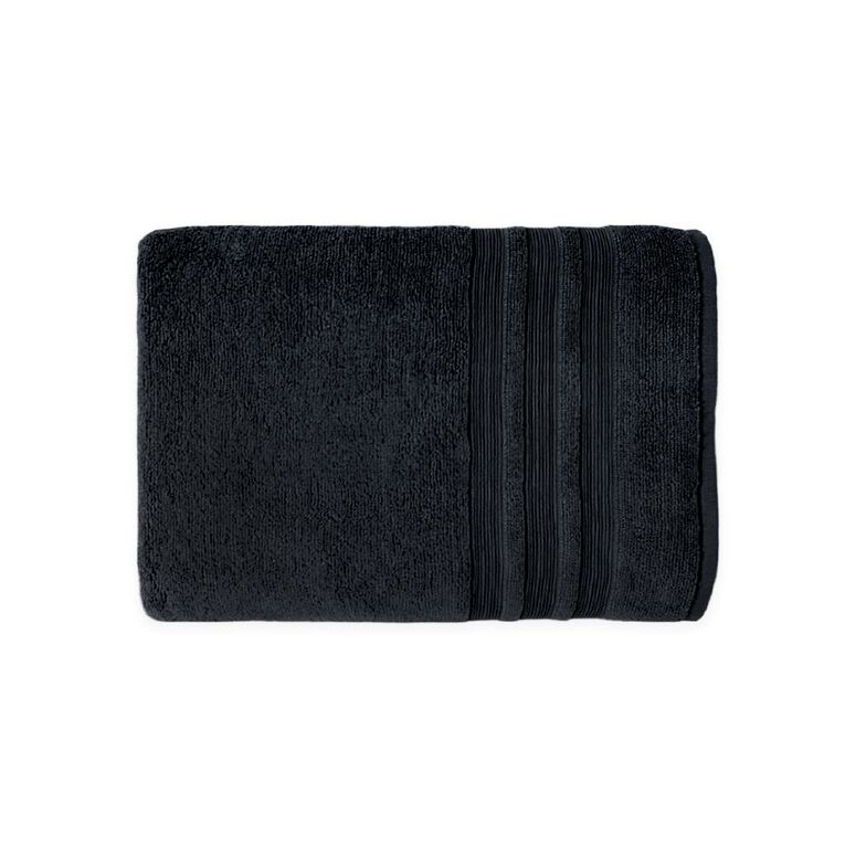 Living & Co Plush Plain Bath Towel Black, , hi-res