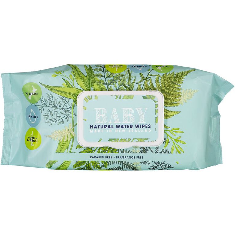 Natural Water Baby Wipes 72s, , hi-res
