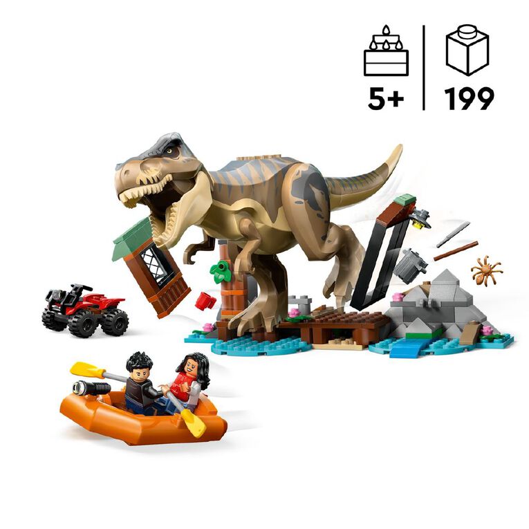 LEGO Jurassic World T Rex River Escape 76975, , hi-res