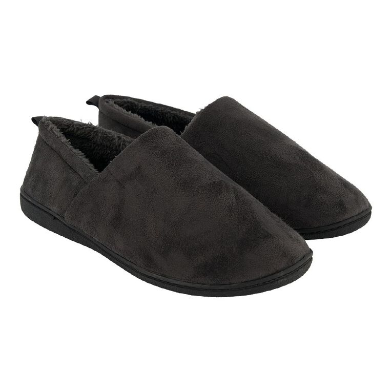 H&H Men's Rod Slippers Charcoal The Warehouse