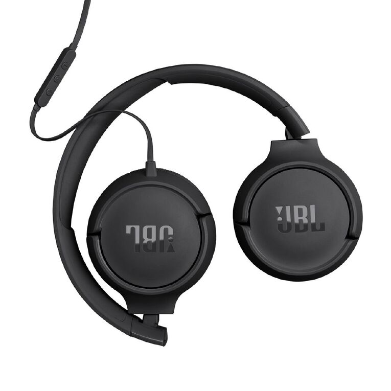JBL Tune 520C USB-C Wired On-Ear Headphones Black, , hi-res
