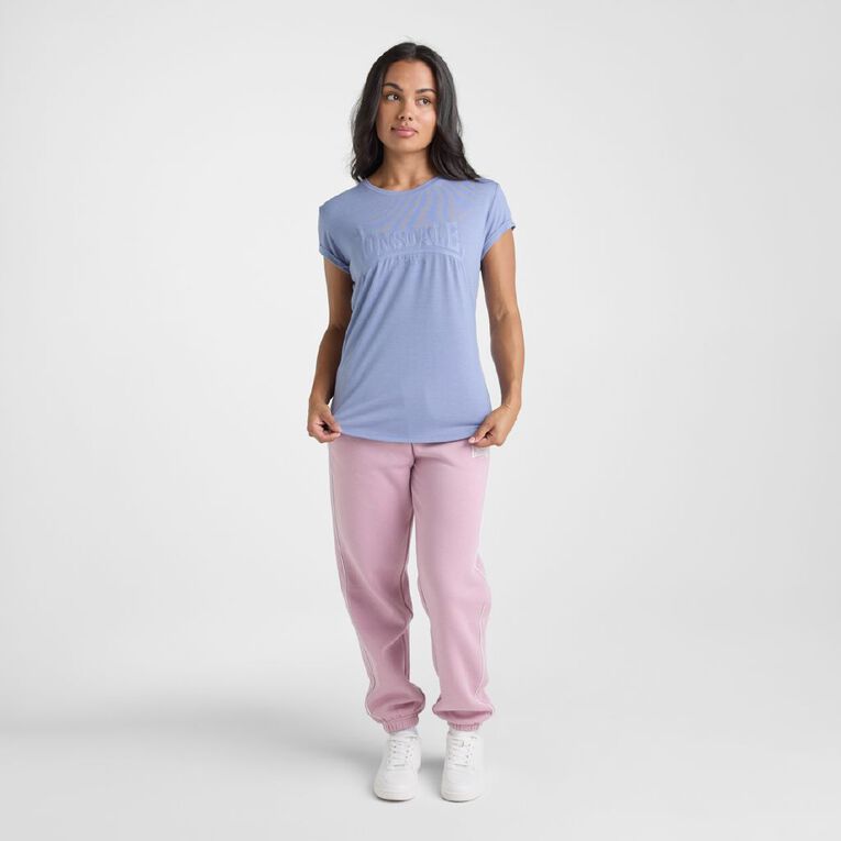 Lonsdale Women's Malden Tee, Blue Light, hi-res