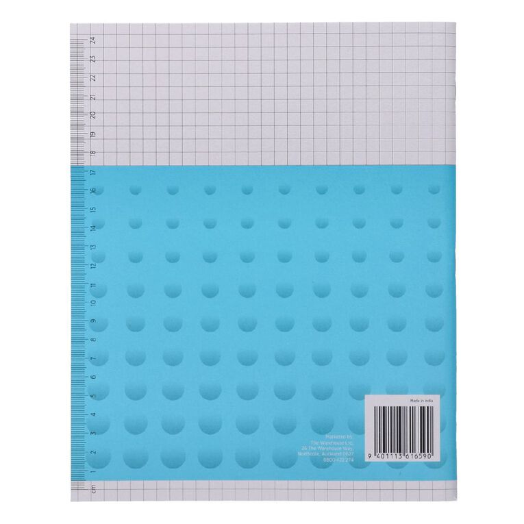 WS Exercise Book 1E5 7mm Quad 36 Leaf Heavy Duty, , hi-res
