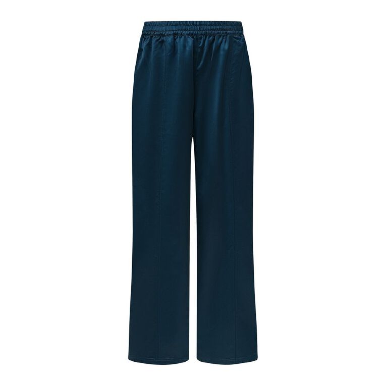 BRDRLESS Brdless Leni Wide Leg Pants, Navy, hi-res